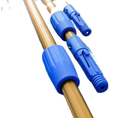 China Disposable ECG Quick Connect Titanium Alloy Telescopic Poles For Window Cleaning for sale