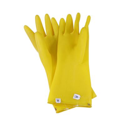 China Disposable ECG flocklined Reusable Household Glove Rubber Kitchen Glove Rubber Kitchen Cleaning Gloves for Dishes for sale