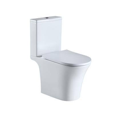 China Luxury Two-Piece Double-Flow Bathroom Toilet for sale