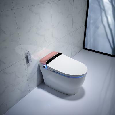 China Automatic Operation High Quality Siphonic Bathroom One Piece Modern Ceramic WC Smart Toilet for sale