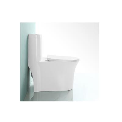 China Powerful Flush Ceramic WC Toilet Double-Flow Good Quality Bathroom Hygienic Water Closet for sale