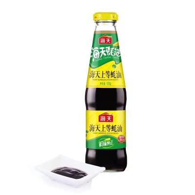 China Thicken High Fried Vegetable Side Sauce Oyster Top Sauce 520g / Bottle Seasoning Fried Meat And Vegetables Fished Noodles Grill Oyster Sauce Fresh Seasoning for sale