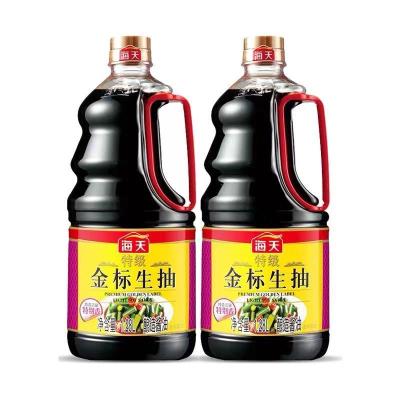 China Jinbiao 1.28l Brewed Soy Sauce With Family 25 Dip Flavor Cold Soy Sauce Seasoning Soy Sauce for sale