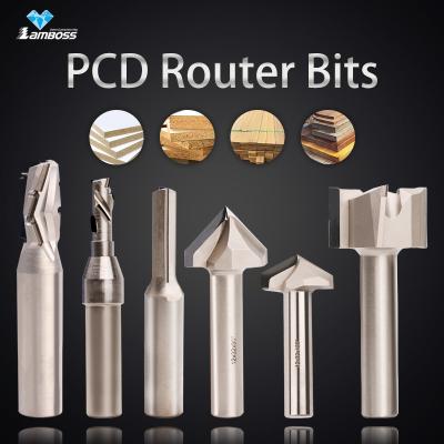 China Anpassungsfähige PCD-Router-Bits für Holzmaterialien zu verkaufen