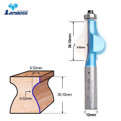 China Lamboss handrail bit met lager voor houtbewerking router carving bits cove box bit Te koop