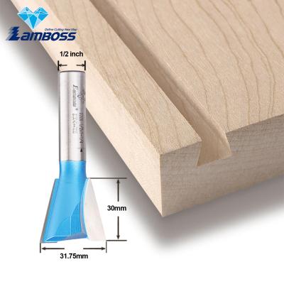 Cina Lamboss Dovetail Bit per la lavorazione del legno Cutter di scultura Dovetail Router Bit senza cuscinetto in vendita