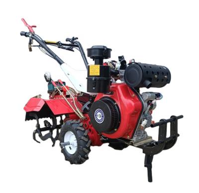 China Farm Work Machinery Factory Supply Micro Tiller Farmland Orchard Walking Rotary Cultivator 360 Degree Rotating Wheel Micro Tiller for sale