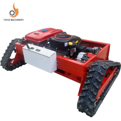 China Automatic Remote Control Cordless Garden Machine Tools Robot Tractor Lawn Mower Gasoline 4-Stroke 1080 Agricultural Brush Cutter for sale