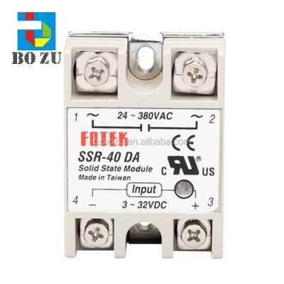 China Factory brand new inkjet printer parts FOTEK SSR-40 DA ssr solid state relay 40a for sale