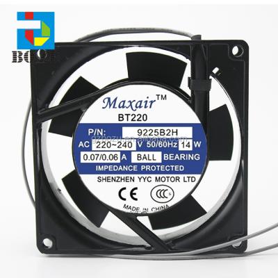 China Compatible wholesale inkjet printer spare parts flora printer fan maxari BT220 motor cooling AC fan printing machine use for sale