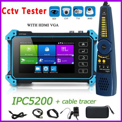 China Ipc 5200c Plus Ip Tester Cctv Camera Security Monitoring Network Cable Tester Analog Poe Test Hdmi Utp Rj45 Tester Wifi Monitor 1/3 inch for sale