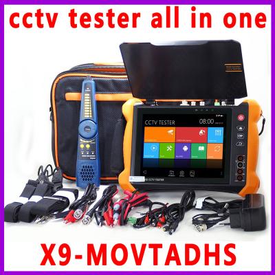 China X9movtadhs 8inch Cctv Tester Monitor 4k Hdmi 1080p Ip Camera Tester Wifi Rj45 Poe Network Cftv Test X9adhs Utp 8mp Ahd Cvi Tvi 1/3 inch for sale