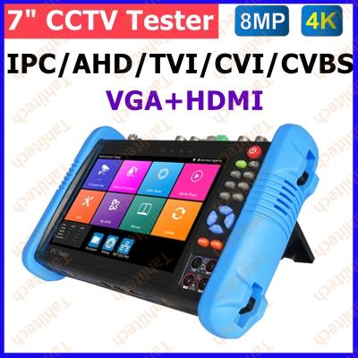 China Ip Camera Tester 4k 8mp Cctv Ipc Tester 7 Inch Monitor Ipc 9800 Plus H.265 4k Video Display Tester Monitor Ptz Ip Camera Tester 1/3 inch for sale