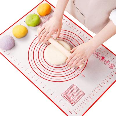 China Sustainable Non-Slip Bake Mat Silicon Reuseable Silicone Baking Mat 60X40 Non-Stick Silicone Baking Mat for sale