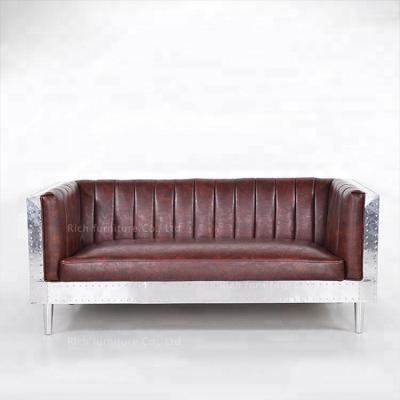 China Modular Lounges And Sofas Furniture 3 Seater Couch Metal Aviator Sofa for sale