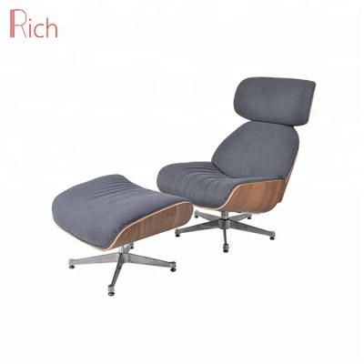 China New Design Modular Lounge Chair Leisure Fabric King Lounge Chair With Ottoman for sale