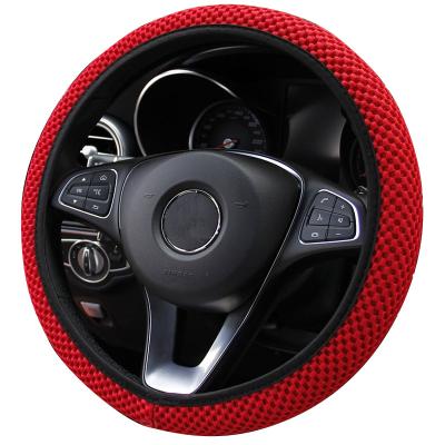 China Sports Four Seasons Universal Massage Mesh Ringles Elastic Car Steering Wheel Cover for sale