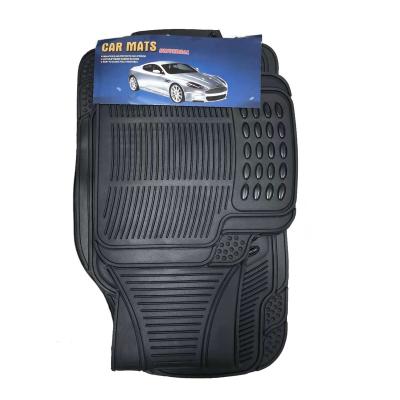 China Sports PVC waterproof and non-slip four-season general car one-piece foot pad 3-piece set for sale