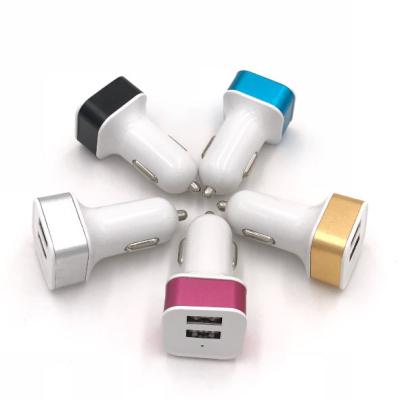 China UniversalÂ   OEM Custom LOGO 1A Mini Dual USB Charger and Universal Adapter Car Charger for sale