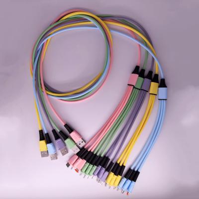 China Liquid MP3/MP4 Player Usb 3in1 Cable For Apple Android TYPE-C Multifunctional Universal 3in1 Charging Cable Fast for sale