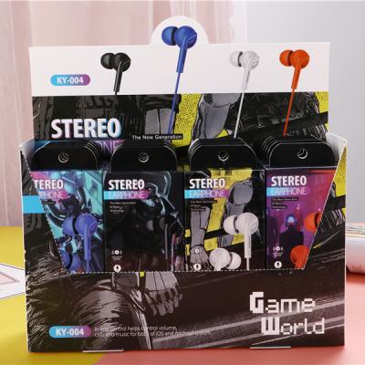 China KY4 In-ear E-sports Games Earphone With Microphones In-ear Mobile Phones Wired Earphone for sale