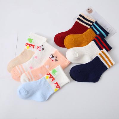 China Summer Baby Sporty Cotton Socks Children Cartoon Socks Girls Toddler Animal Socks for sale