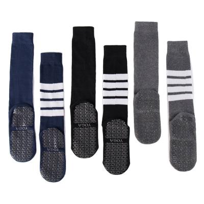 China Wholesale Fashion Stripes Breathable Design Socks Women Yoga Running Sports Custom Grip Non Slip Yoga Socks for sale