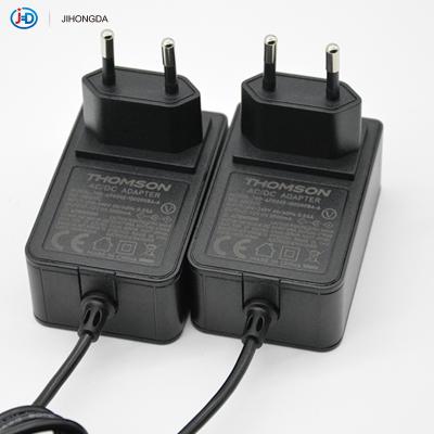 China EU plug CE gs 12v 2a audio power adapter with cable JHD-AP024E-120200BA-A for sale