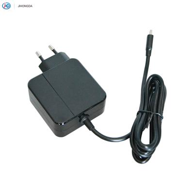 China Factory price 45W EU plug safe convenient ukca pse kc ccc FCC certificates power adapter for laptop/phone/console/home electronics for sale