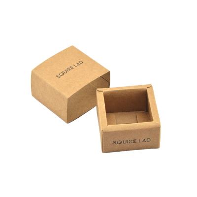 China Biodegradable Custom Brown Apparel Craft Apparel Collapsible Paper Tie Brown Paper Packaging Boxes for sale