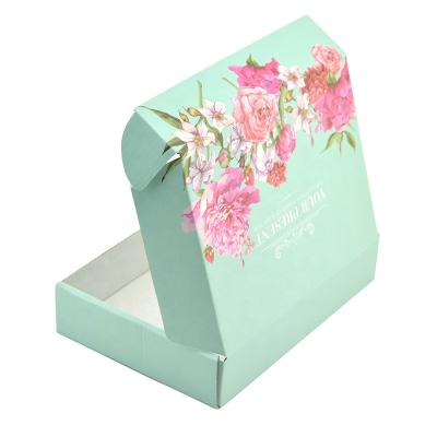 China Recycled Materials Free Sample Custom Logo Full Color Cosmetic Corrugated Shipping Packaging Box for sale