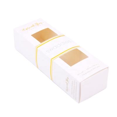 China Custom Recycled Materials Logo Paper Packaging Box For Cosmetic Bottle With Gold Hot Stamping Logo Printed For Make Up for sale