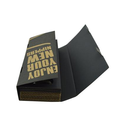 China Recycled Materials Custom Special Shape 5 Layers Corrugated Kraft Printing Tool Black Storage Packaging Paper Box for sale