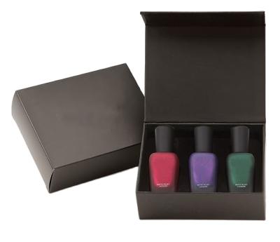 China Recyclable Custom High Quality Magnetic Nail Polish Packaging Box for sale