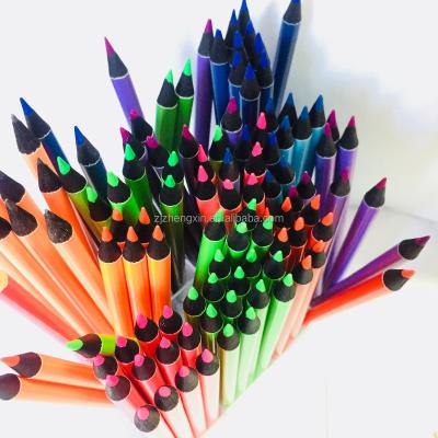 China office & School Pencil Black Color Wooden Pencil for sale