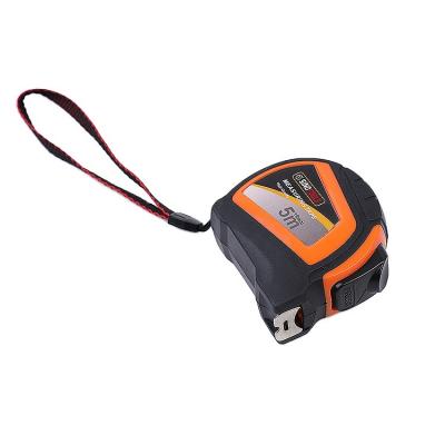 China Hand Tool Magnetic Black Tape Measure Heavy Duty Portable Steel Tape Measure for sale