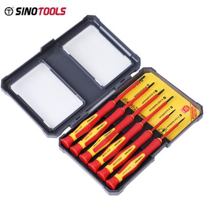 China Household Tool Kit 6 Pcs Precision VDE Insulated Screwdriver Set for sale