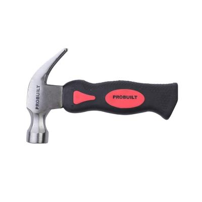 China Nail Hammer Claw Hammer Mini Small 8 Ounce Stubby Claw Hammer with Fiberglass Handle for sale