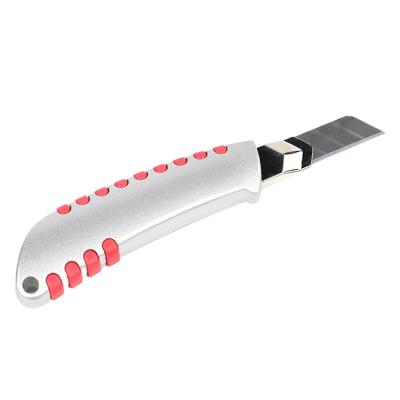 China Heavy Duty Retractable Quick-Change Aluminum Alloy Cutter Utility Knife With Self Lock for sale