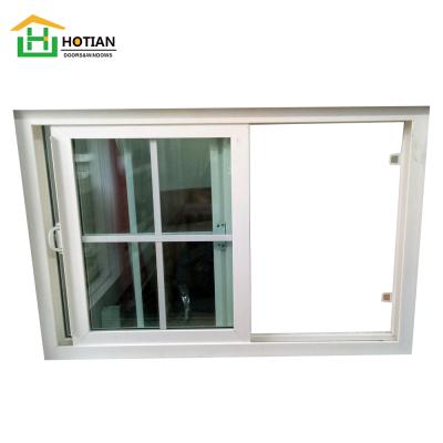 China Upvc modern frame sound insulation style plastic windows and casement glass doors with lock for sale