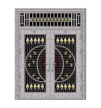 China Anti-attack pressure resistance steel door/high front entrance door shockproof/waterproof/soundproof stainless design made in china for sale