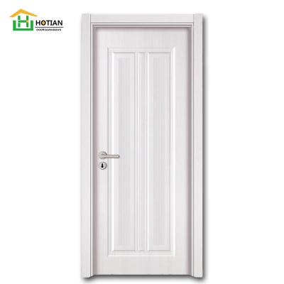 China Latest Design Wood Door Modern Interior Room Wood Door For Apartment Single Door Wood Customized for sale