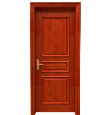 China Modern High Quality Interior Solid Wood Panel Door Guesthouse Room Door Design for sale