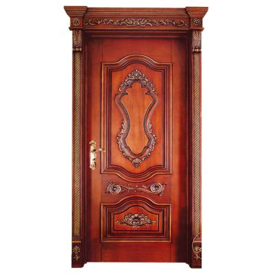 China Swing Classic English Interior Wooden Door Float Design for sale