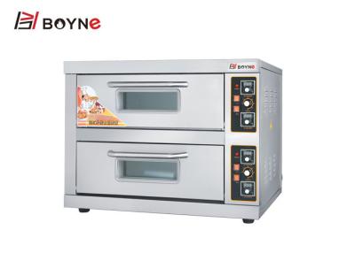 China Capa doble de acero inoxidable Oven With Viwing Door de la cubierta dos de la tienda de la panadería de Commerial en venta