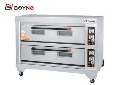 China De Oven 220v Twee Dek Twee van het roestvrij staaldek Dienblad voor Restaurant Te koop