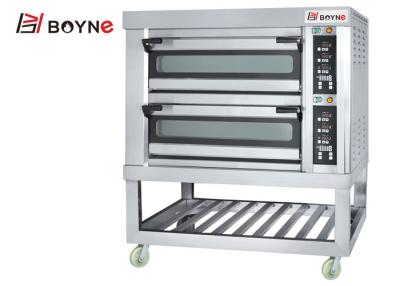 Chine Contact électrique d'ordinateur d'Oven Stainless Steel For Bakery de plateaux de la double couche quatre à vendre