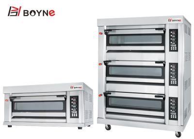 Chine Oven Three Deck Nine Trays de cuisson commercial à hautes températures à vendre