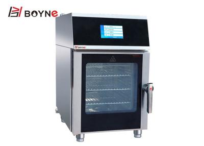 China De commerciële Elektrische Stoom Combi Oven High Efficiency 4 van Aanrakingssreen de Certificatie van de Bovenkantce van de Deklijst Te koop