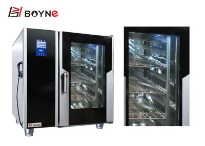 China 6 Stoom Oven Tough Screen Combi Oven van de dienbladen de Commerciële Convectie Te koop